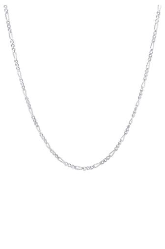 KUZZOI Kette Herrn Figaro Oxidiert Massiv Mann 925 Silber Silber