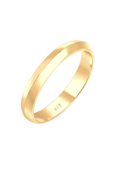 ELLI Ring Paaring Basic Trend Stapelring 925 Silber Gold