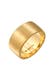 Ring Bandring Breit Matt Gebürstet Basic 925 Silber Gold
