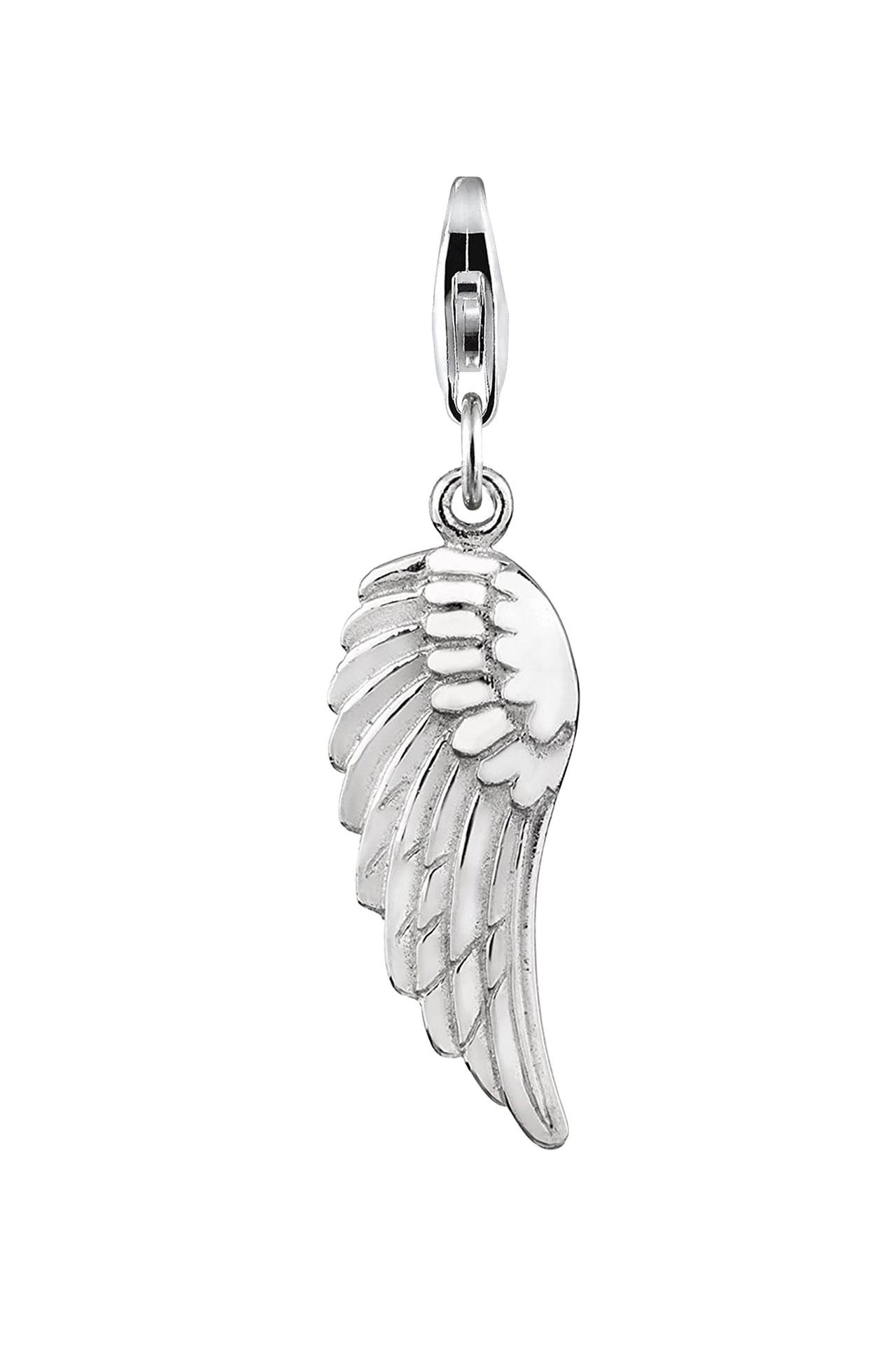 NENALINA Charm Anhänger Flügel Engel Glücksbringer 925 Silber, Bild 1