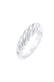 Ring Twisted Gedreht Bandring 925 Silber Silber