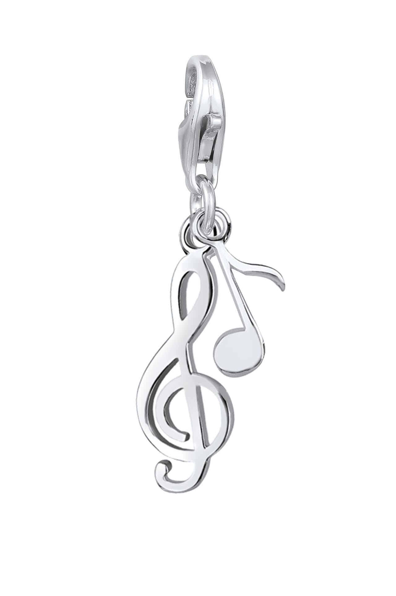 ELLI Charm Notenschlüssel Note Musik Melodie 925 Silber, Bild 1