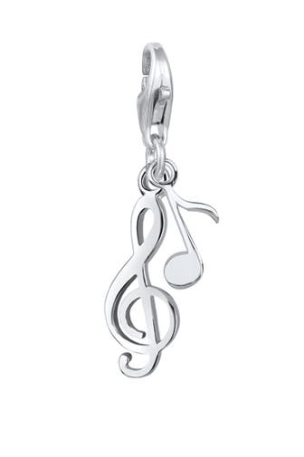 ELLI Charm Notenschlüssel Note Musik Melodie 925 Silber