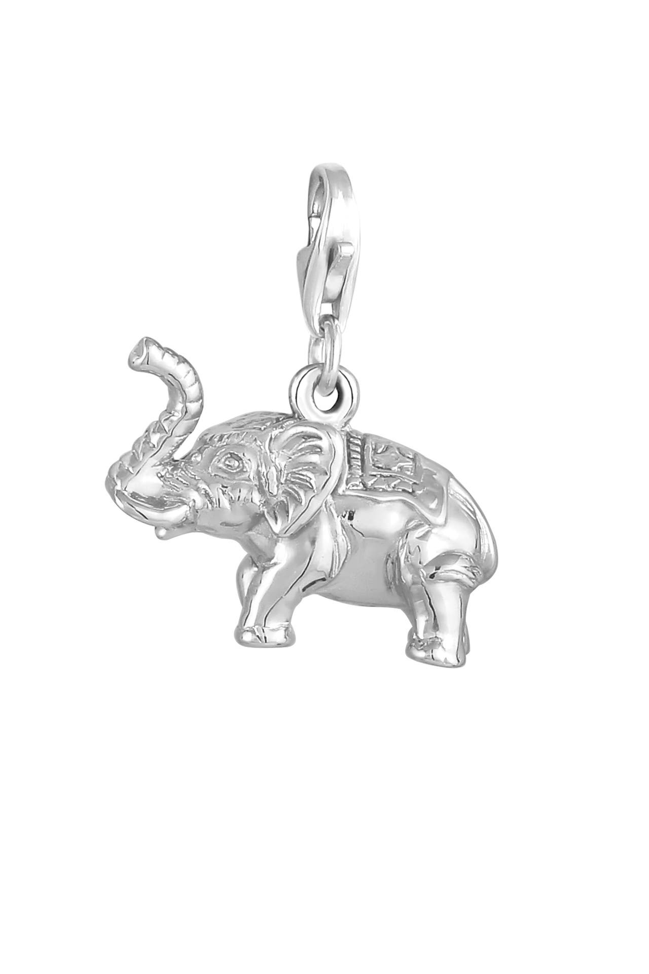 NENALINA Charm Anhänger Elefant Tier Reise Verziert 925 Silber, Bild 1