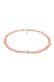 Kette Glas Perlen Heishi Disc Muschelkernperle 925 Silber Rosa