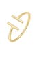 Ring Geo Trend Look Statement Offen 375 Gelbgold Gold