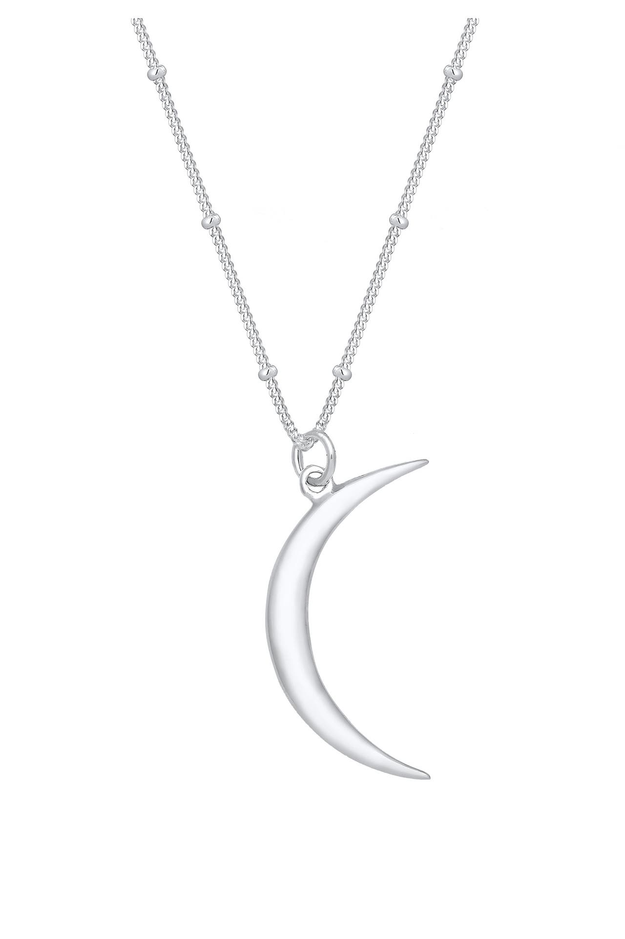 ELLI Kette Halbmond Sichel 925 Sterling Silber Silber, Bild 1