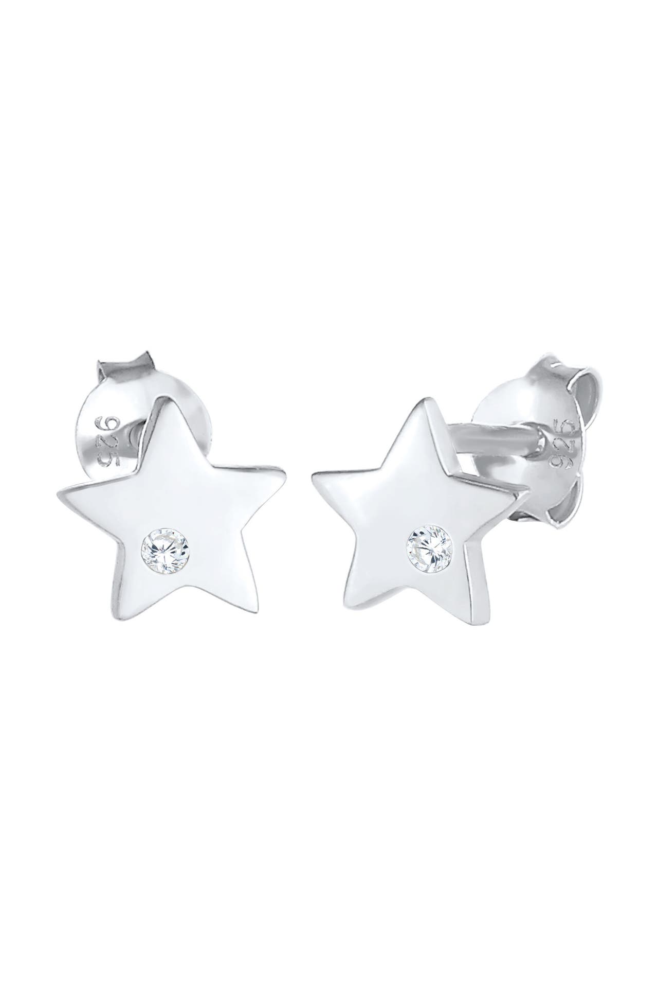 ELLI Ohrringe Kinder Sterne Zirkonia Astro 925 Silber, Bild 1