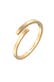 Ring Wickelring Offen Statement Geo 925 Silber Gold