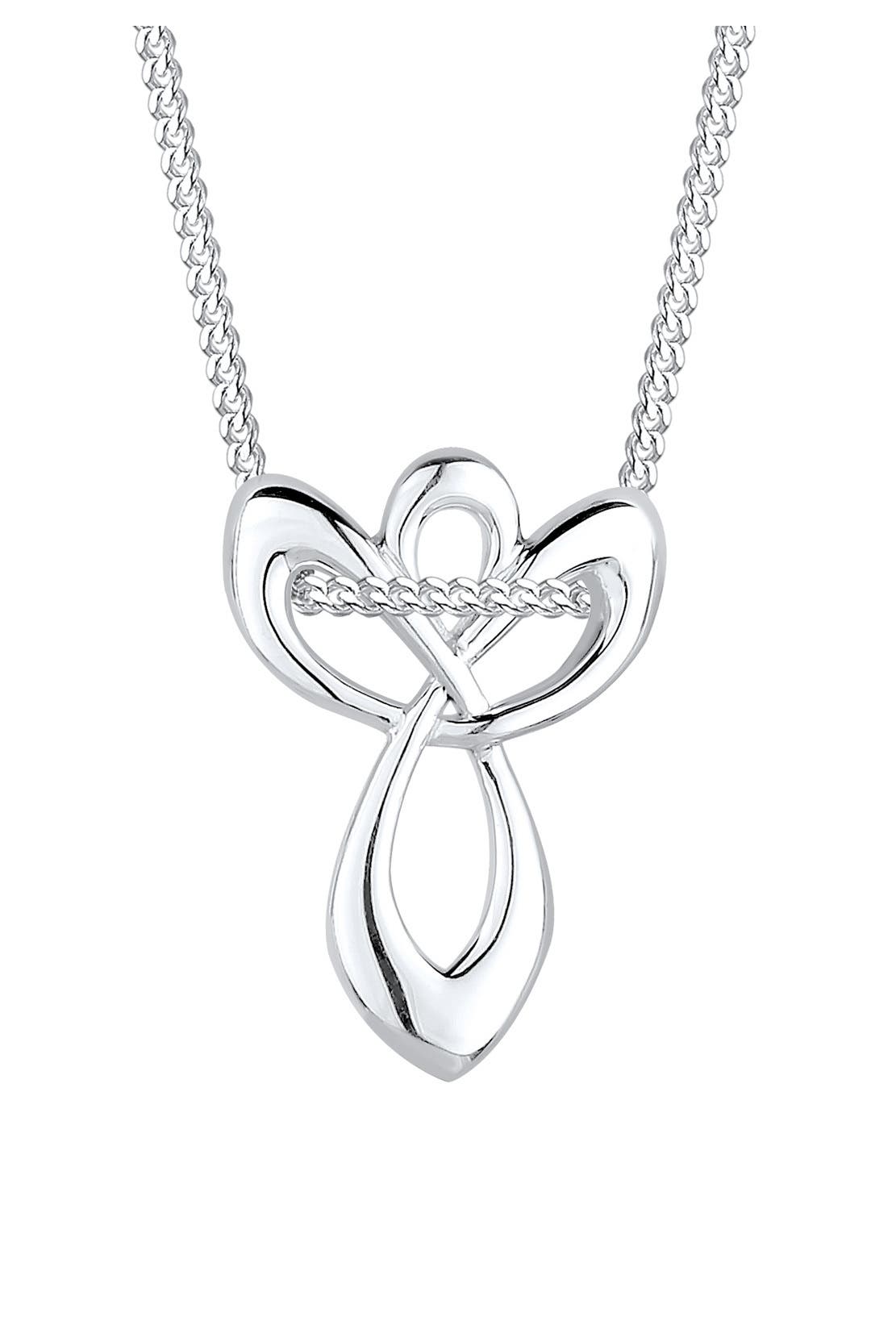 ELLI Kette Engel 925 Sterling Silber Silber, Bild 1
