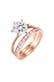 Ring Eternity Set 925 Silber, mit Kristallen von Swarovski® Rosegold