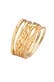 Ring Stapelringe Stacking Basic 5er Set 925 Silber Gold