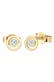 Ohrringe Ohrstecker Kreis Diamant Brillantschliff (0.03 ct) 585 Gelbgold Gold