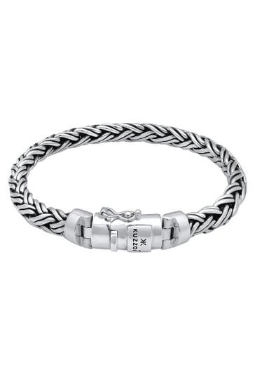 KUZZOI Armband Panzer Königskette 925 Silber