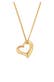 Kette Herz Basic Cut Out 925 Silber Gold