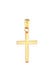 Schmuckset Kreuz Modern 925 Silber Gold