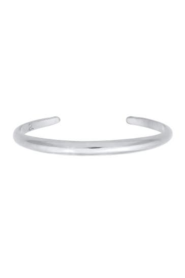 ELLI PREMIUM Armband Armreif Offen Rund Glänzend Unisex 925 Silber Silber