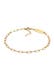 Armband Herren Gliederkette Oval 925 Silber Gold