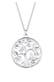 Kette Tree of Life Lebensbaum Floral 925 Silber Silber