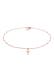 Kette Choker Kugelkette Kreuz Glaube Schmuck Geschenk 925 Silber Rosegold