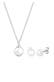 Schmuckset Süßwasserperlen Weiß 925 Sterling Silber Silber
