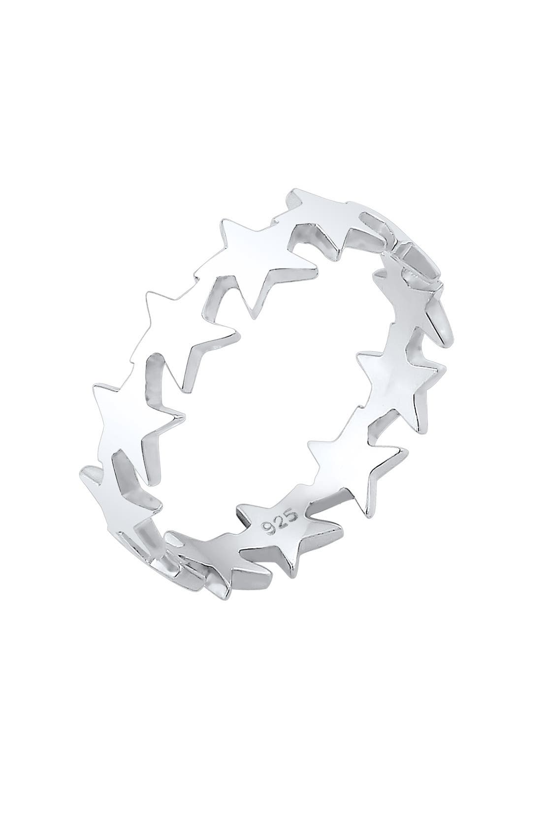 ELLI Ring Sterne Star Astro 925 Silber Silber, Bild 1
