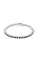 Armband Tennisarmband Zirkonia Weiß 925 Sterling Silber Schwarz