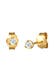 Ohrringe Ohrstecker Diamant Weiß Brillantschliff (0.06 ct) 585 Gelbgold Gold