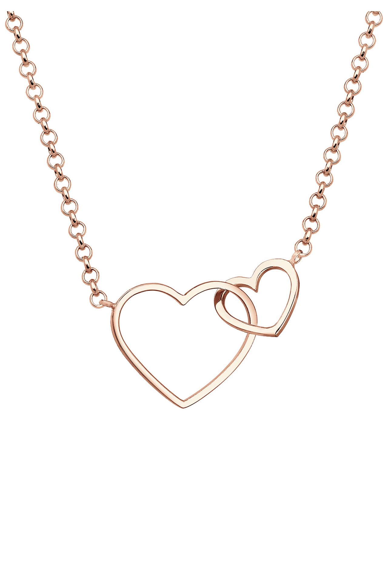 ELLI Kette Herz Unendlichkeit Liebe 925 Silber Rosegold, Bild 1