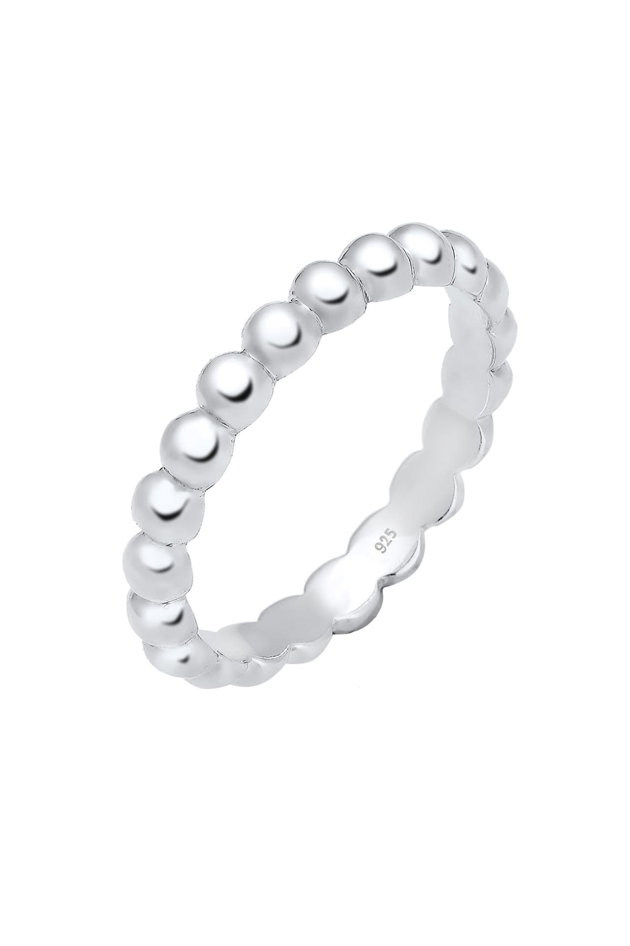 ELLI Ring Stacking Ring Kügelchen 925 Silber Silber, Bild 1