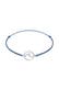 Armband Welle Strand Maritim Nylon 925 Sterling Silber Silber