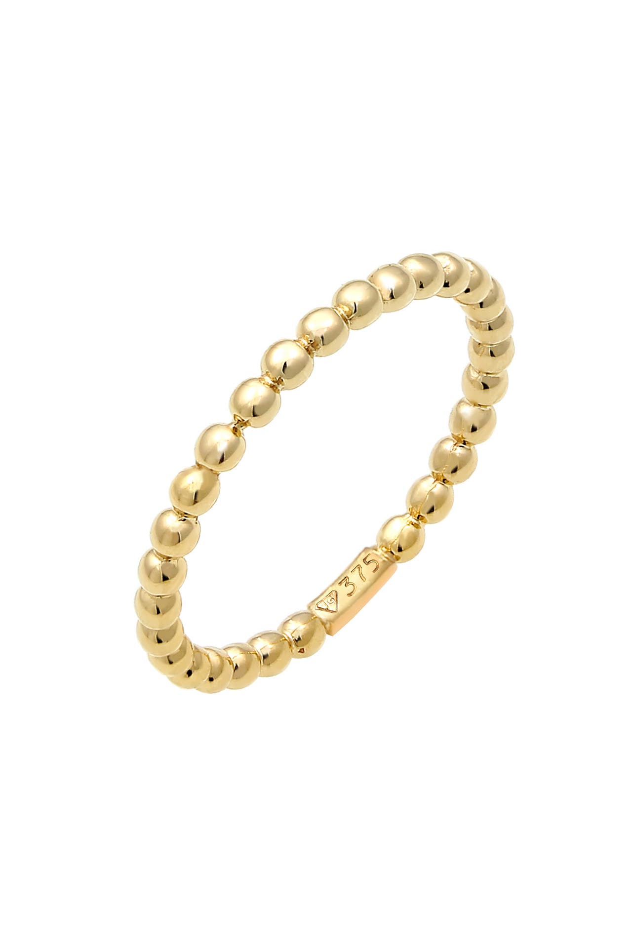 ELLI PREMIUM Ring Basic Bandring 375 Gelbgold, Bild 1