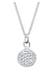 Kette Anhänger Kugel 925 Silber, mit Kristallen von Swarovski® Weiß