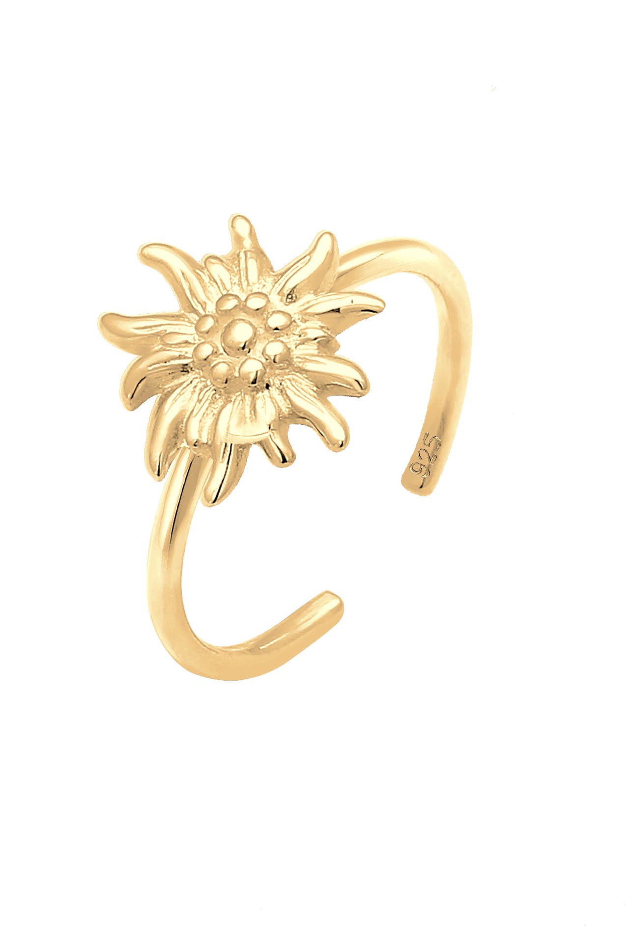 ELLI Ring Edelweiss Tracht Dirndl 925 Sterling Silver, Bild 1