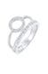 Ring Set mit Kristallen von Swarovski®925 Silber Silber