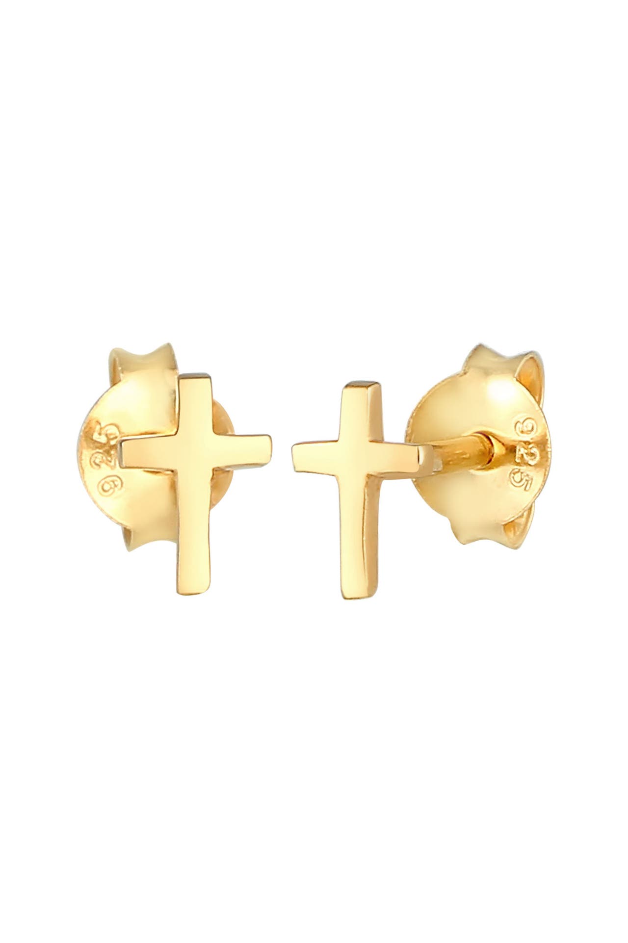 ELLI Ohrringe Kinder Kreuz Religion Glaube 925 Sterling Silber, Bild 1