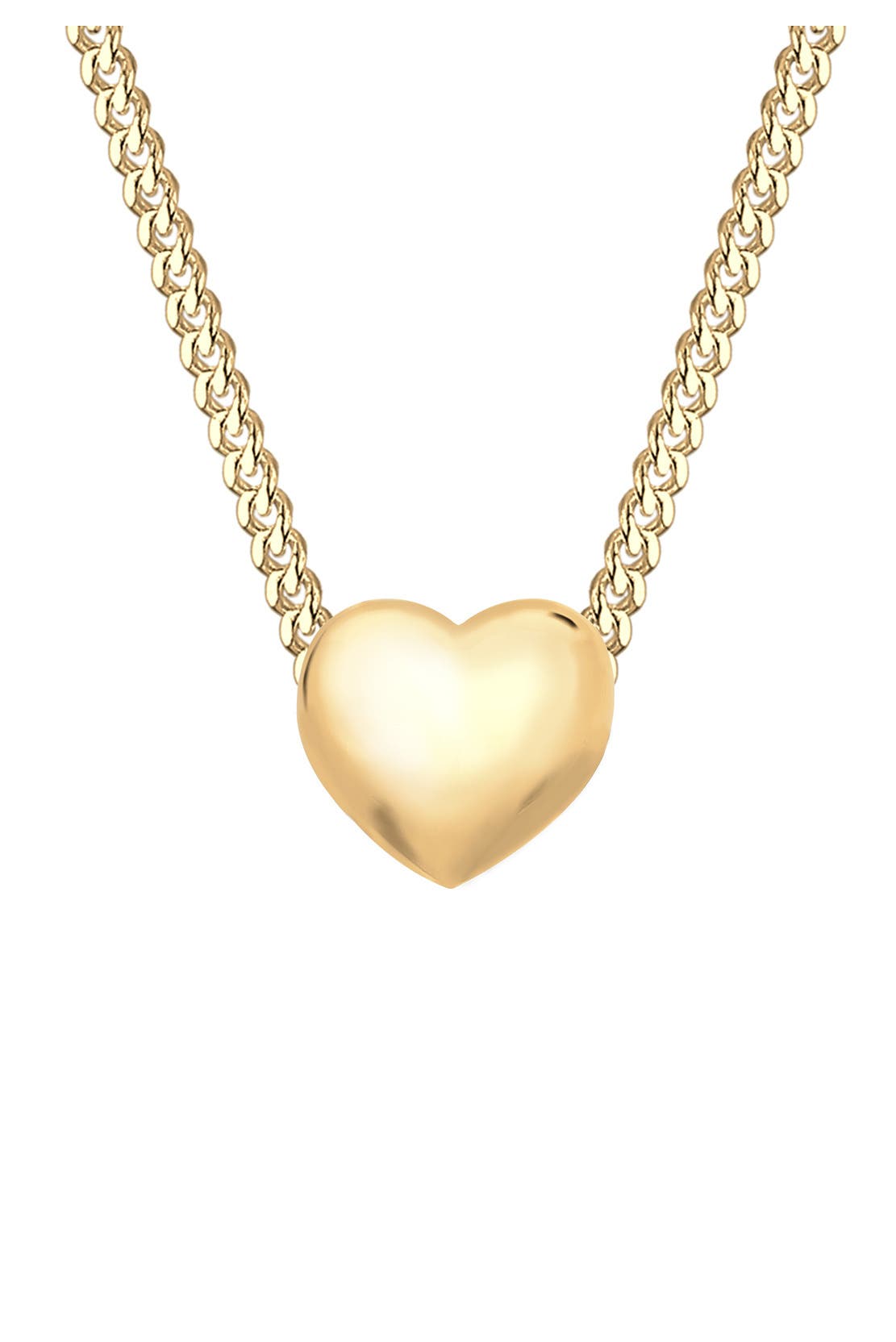 ELLI PREMIUM Kette Herz Liebesbeweis Elegant 585 Gelbgold Gold, Bild 1