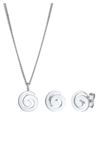ELLI Schmuckset Spirale Verspielt Basic Set 925 Silber