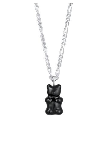 KUZZOI Kette Bär Emaille Trend Modern 925 Silber Silber