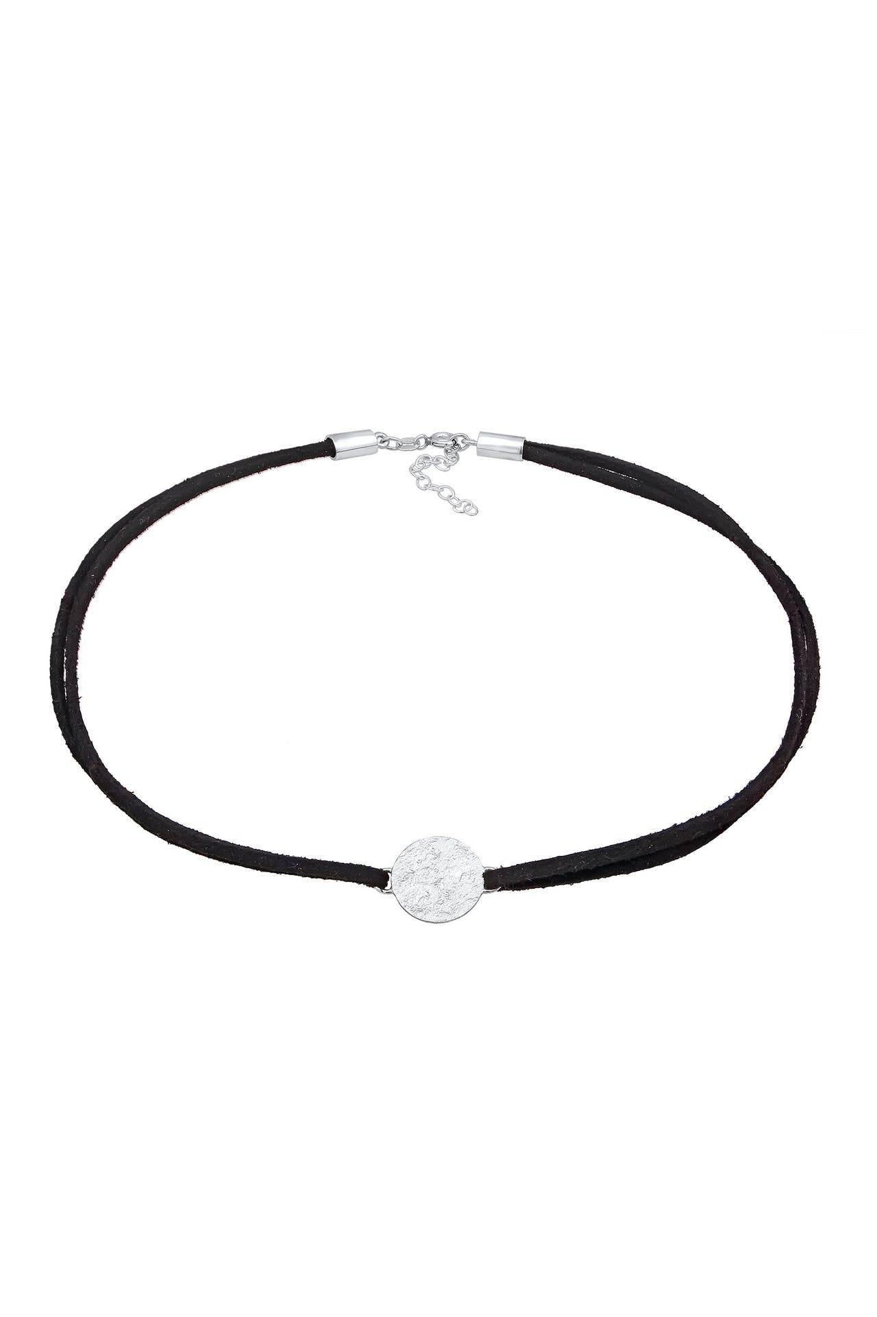 ELLI Kette Choker Plättchen Halsband 925 Silber Silber, Bild 1