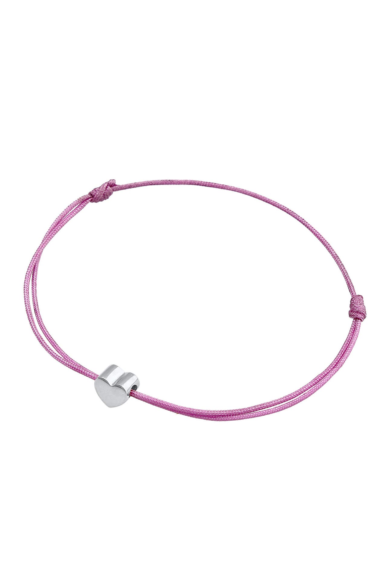 ELLI Armband Herz Liebe Textilband Trend 925 Silber Silber, Bild 1