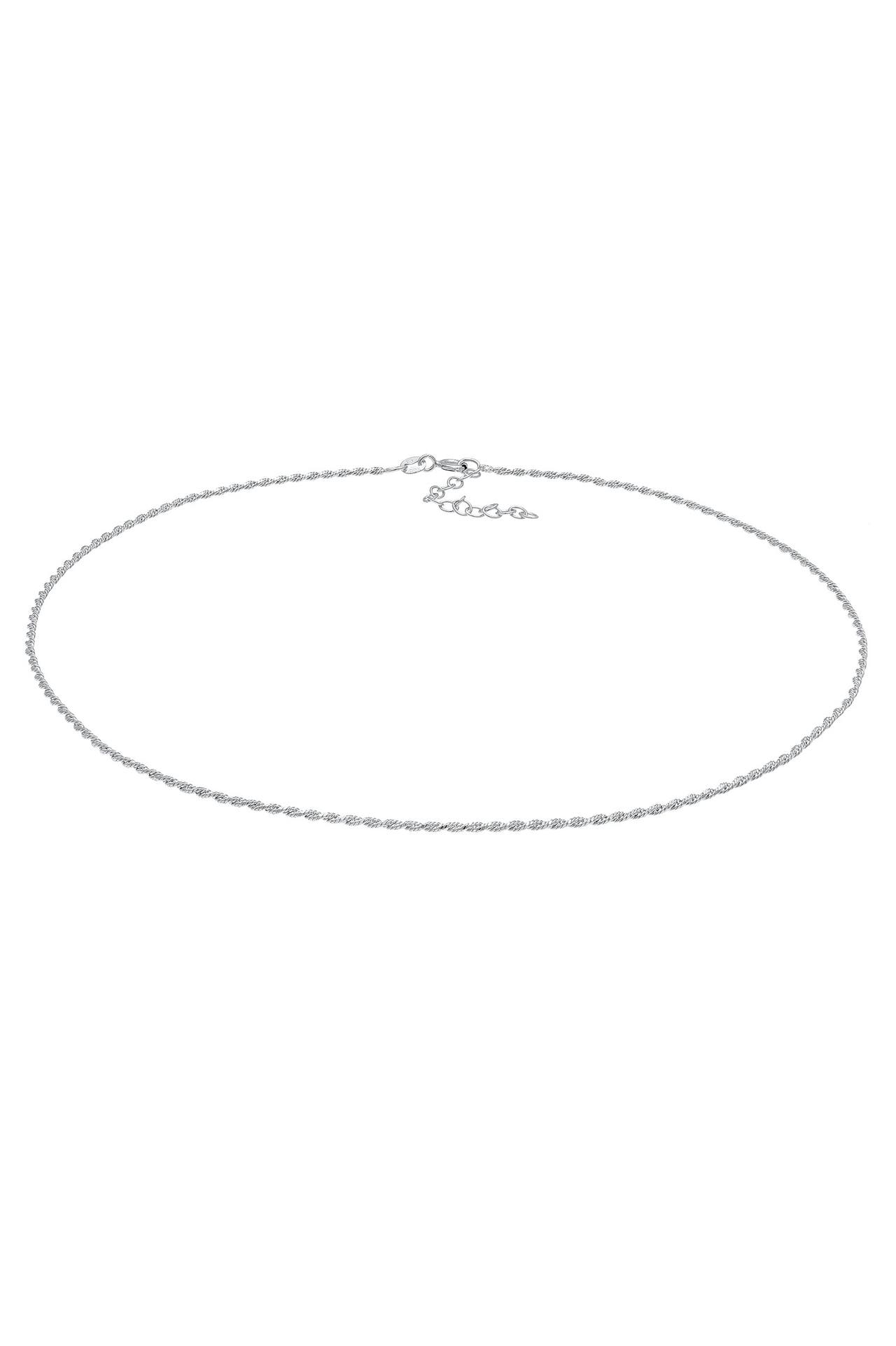 ELLI Kette Choker Gedreht Kordel Twist 925 Silber Silber, Bild 1