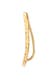 Ohrringe Single Earclimber Ohrklemme Gehämmert 925 Silber Gold