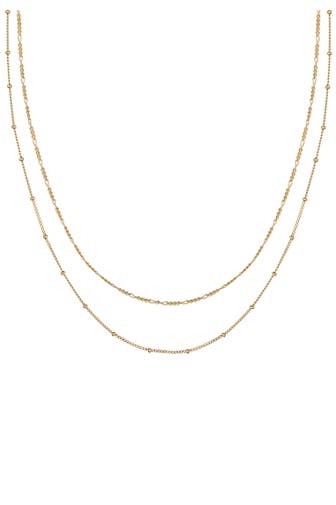 ELLI Kette Choker Set (2tlg) Figaro Panzer Kugel 925 Silber Gold