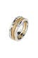 Ring Ringset Weiß (3 tlg.) 925 Sterling Silber, mit Kristallen von Swarovski® Bunt