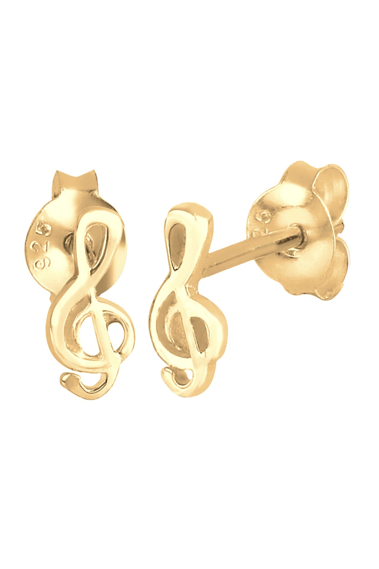 ELLI Ohrringe Notenschlüssel Musik Melodie Filigran 925 Silber Gold, Bild 1