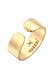 Ring Bandring Klares Design Offen 925 Silber Gold
