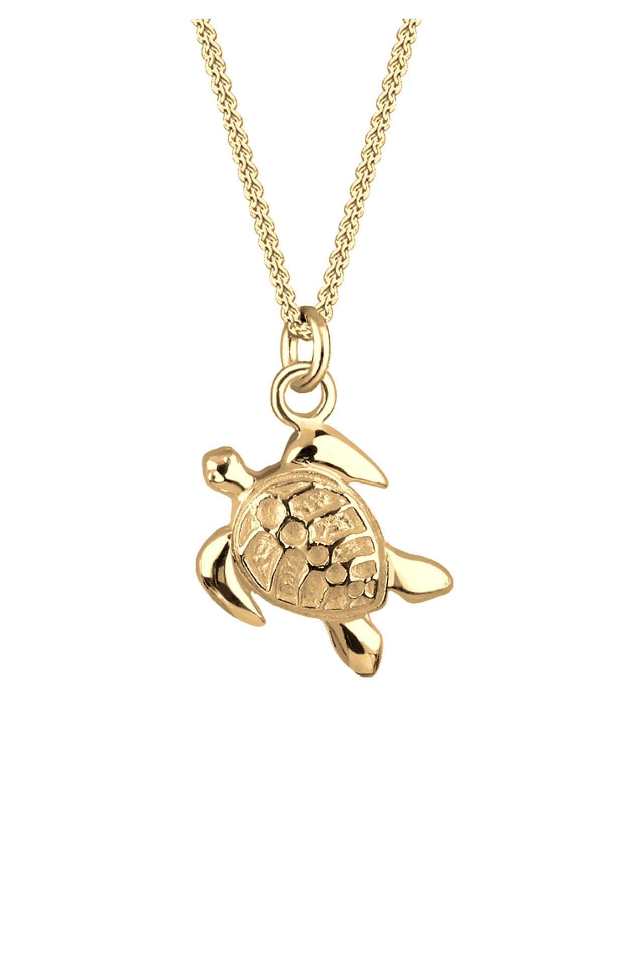 ELLI Kette Süßer Anhänger Schildkröte Schmuck Geschenk 925 Silber Gold, Bild 1
