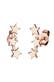 Ohrringe Ohrstecker Stern 925 Sterling Silber Rosegold