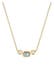 Kette Mondstein Labradorit 375 Gelbgold Gold